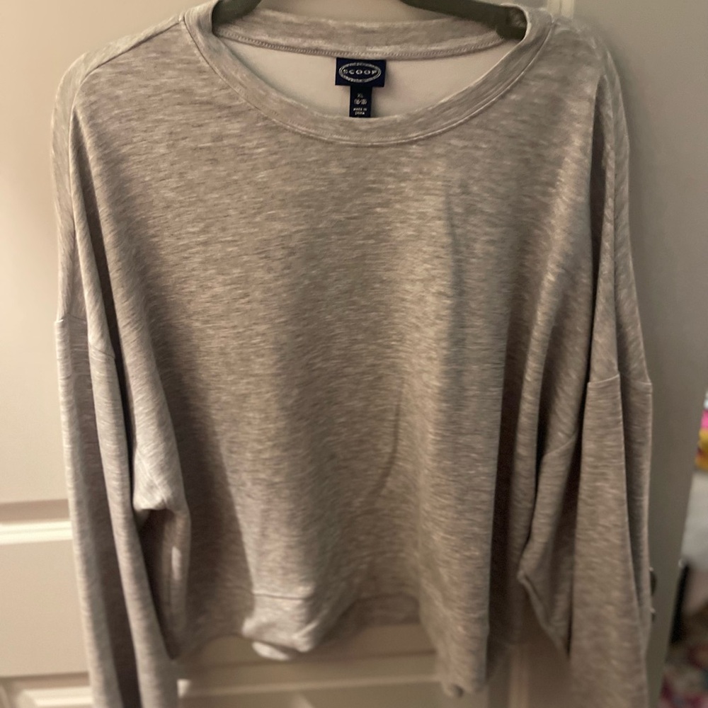 Scout Gray Oversized Relaxed Sweatshirt